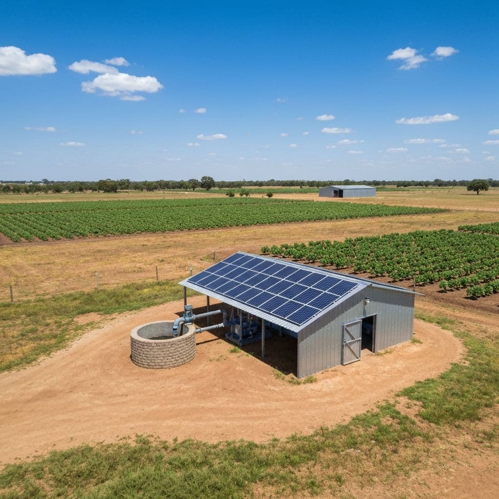 Ferme agricole – Pompage solaire